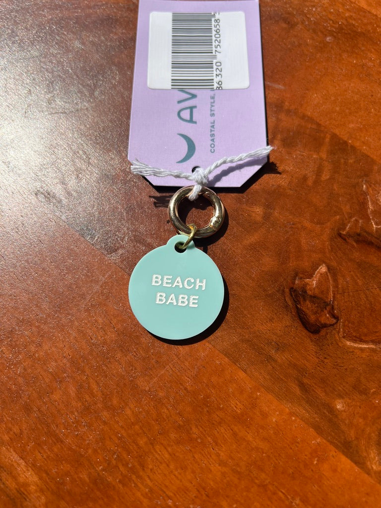Beach Babe Pet Tag