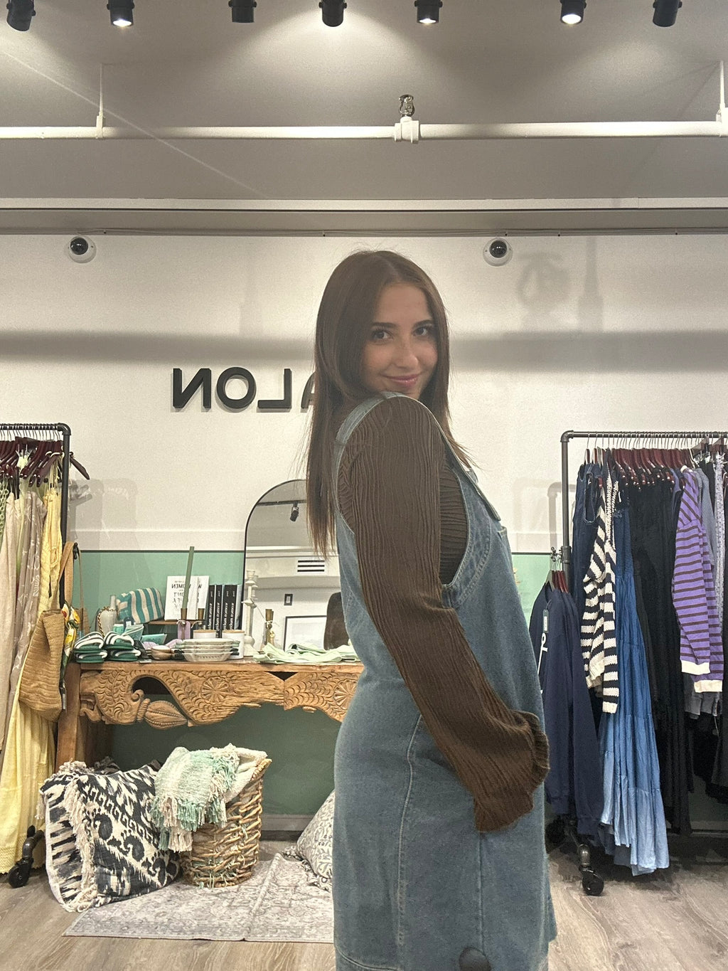 Dayglow Denim Mini Dress