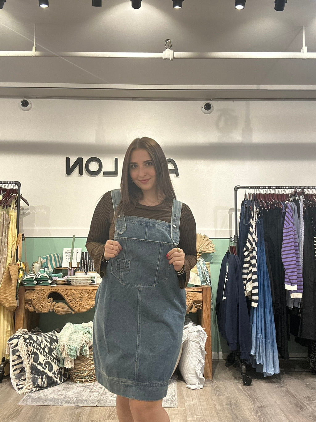 Dayglow Denim Mini Dress