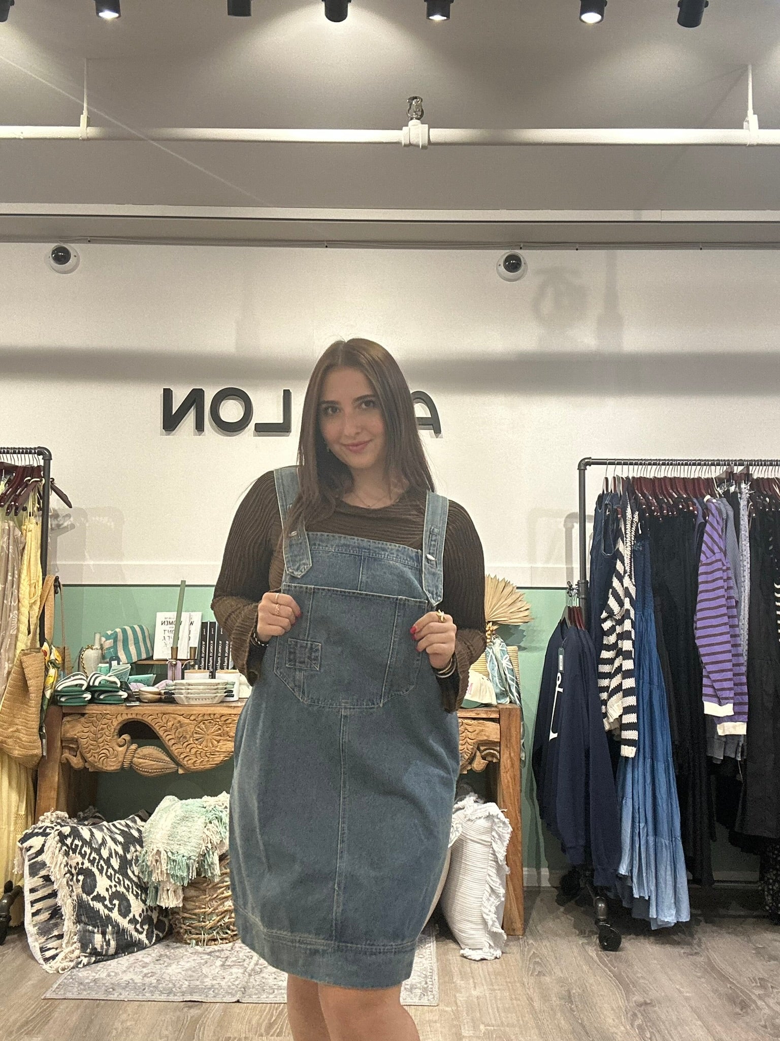 Dayglow Denim Mini Dress