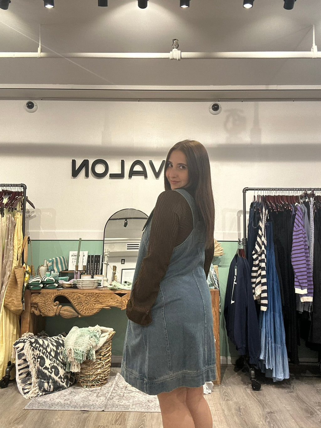 Dayglow Denim Mini Dress