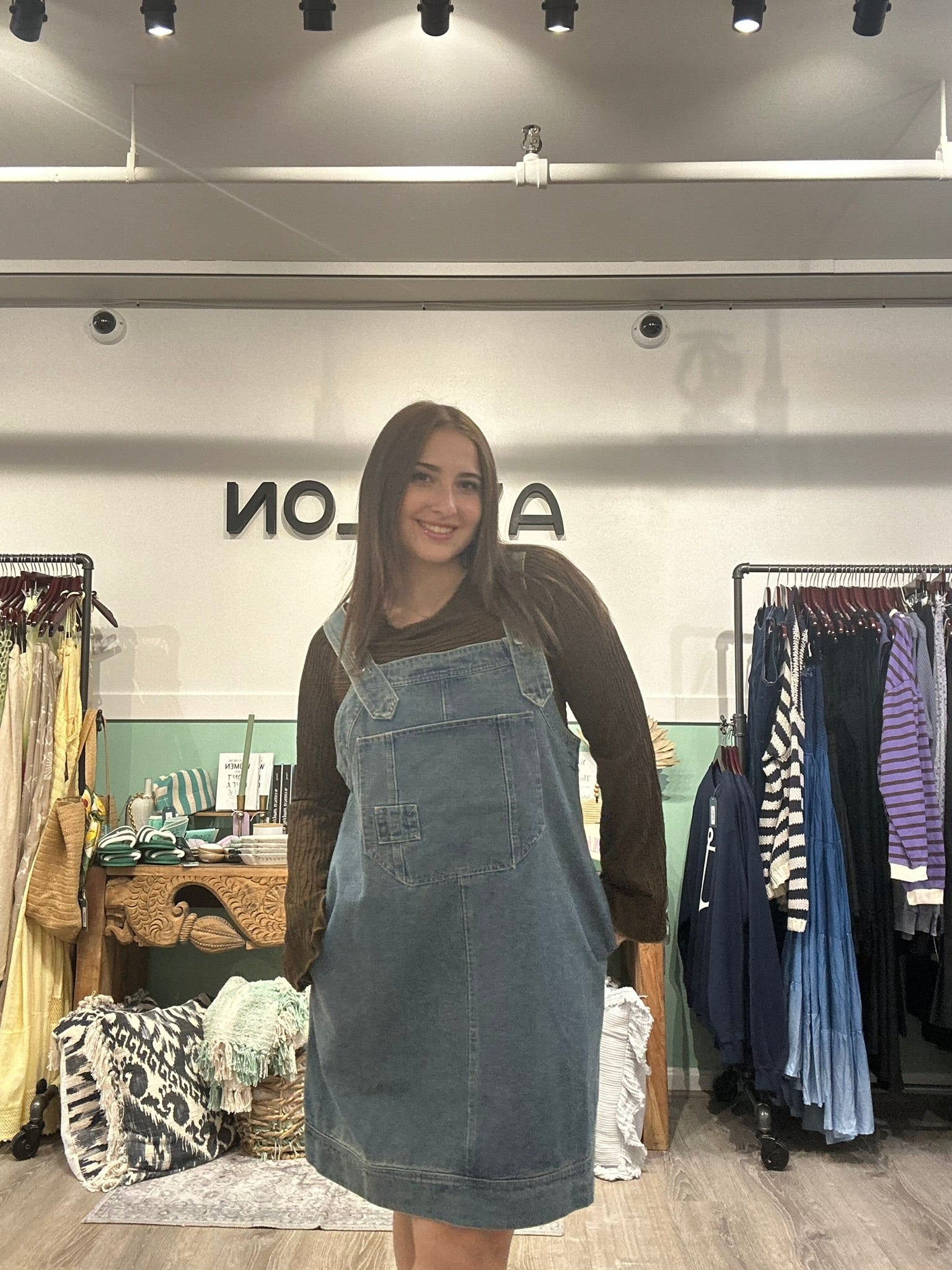 Dayglow Denim Mini Dress