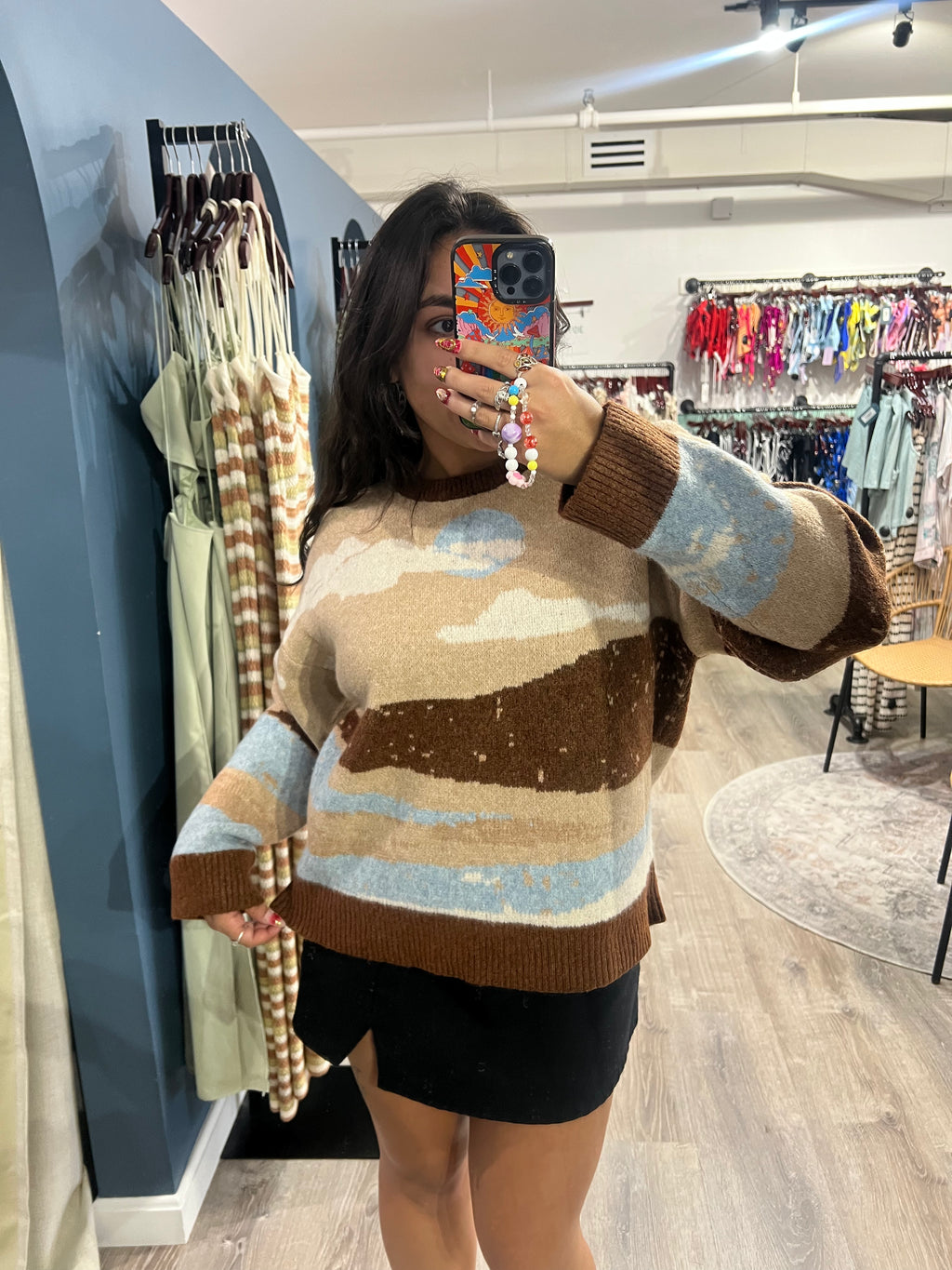 Walks Along The Beach Sweater