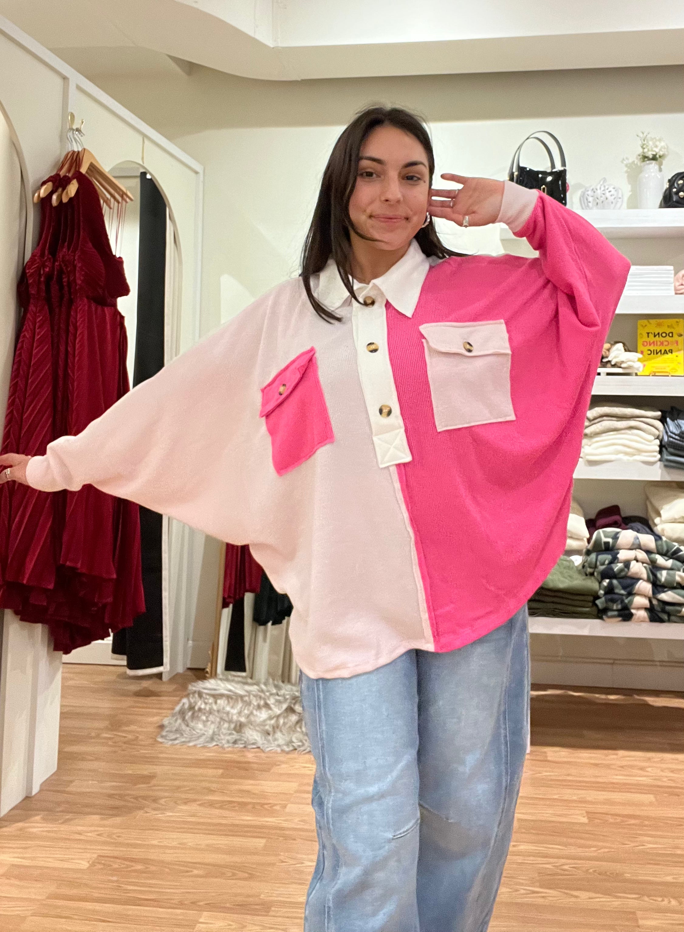 Victoria Color Block Pullover