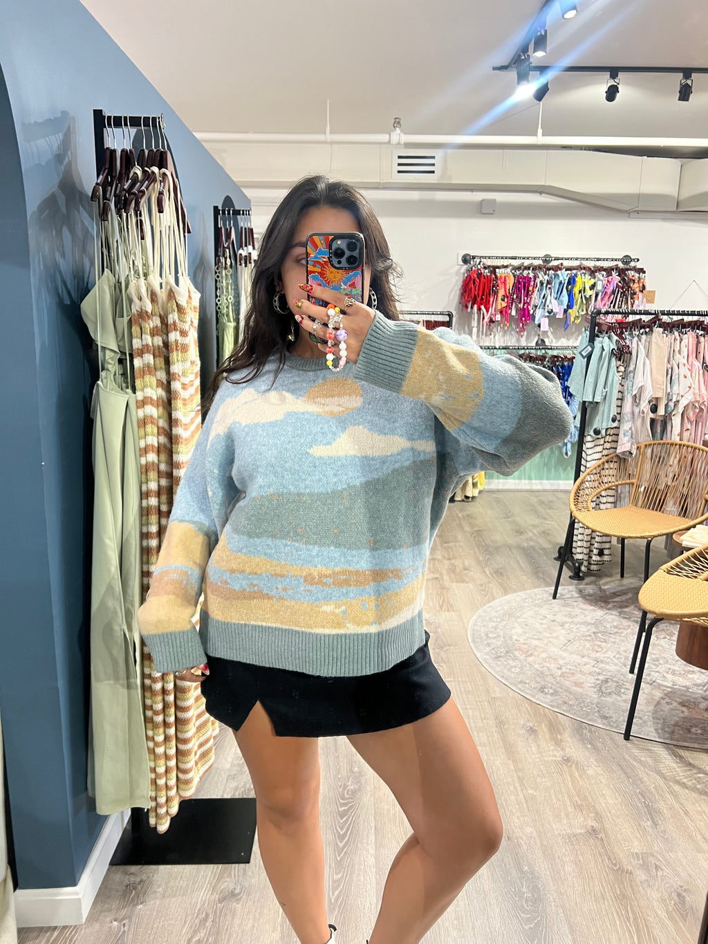 Walks Along The Beach Sweater