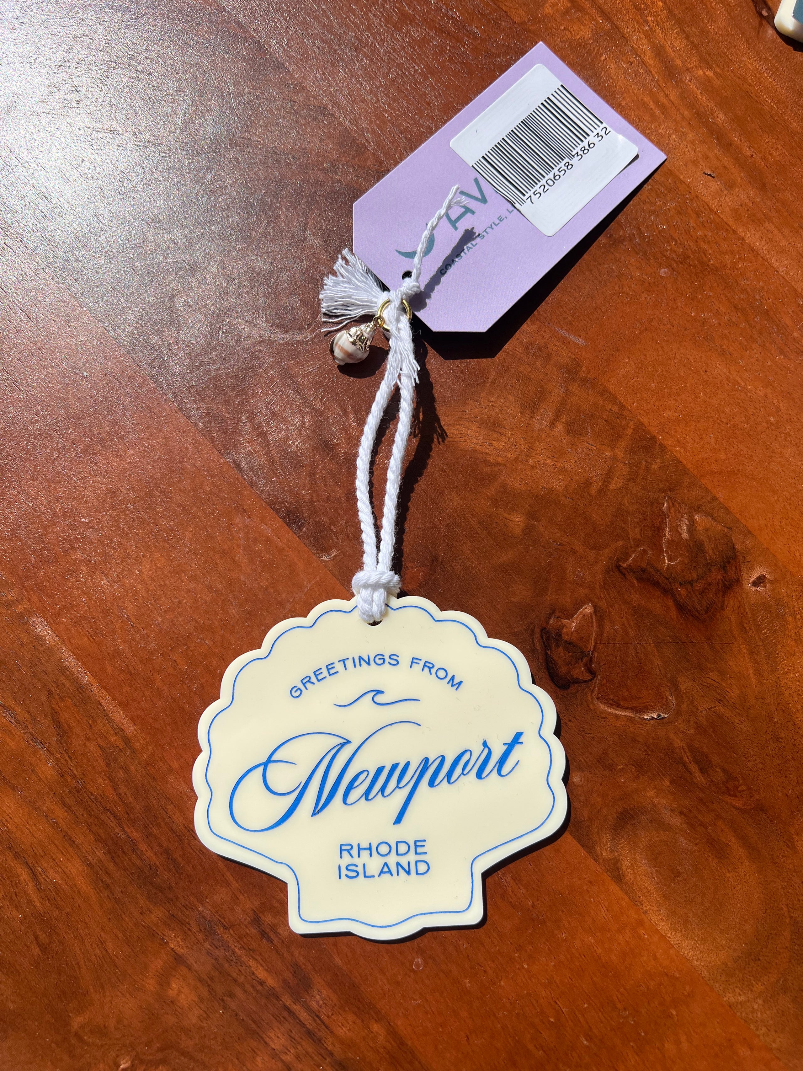 Newport Seashell Ornament