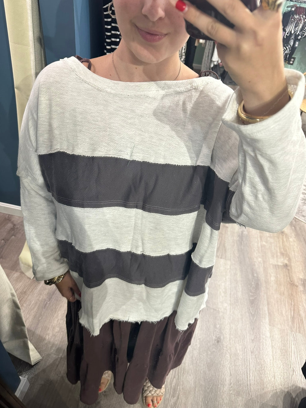 Carly Color Block Pullover