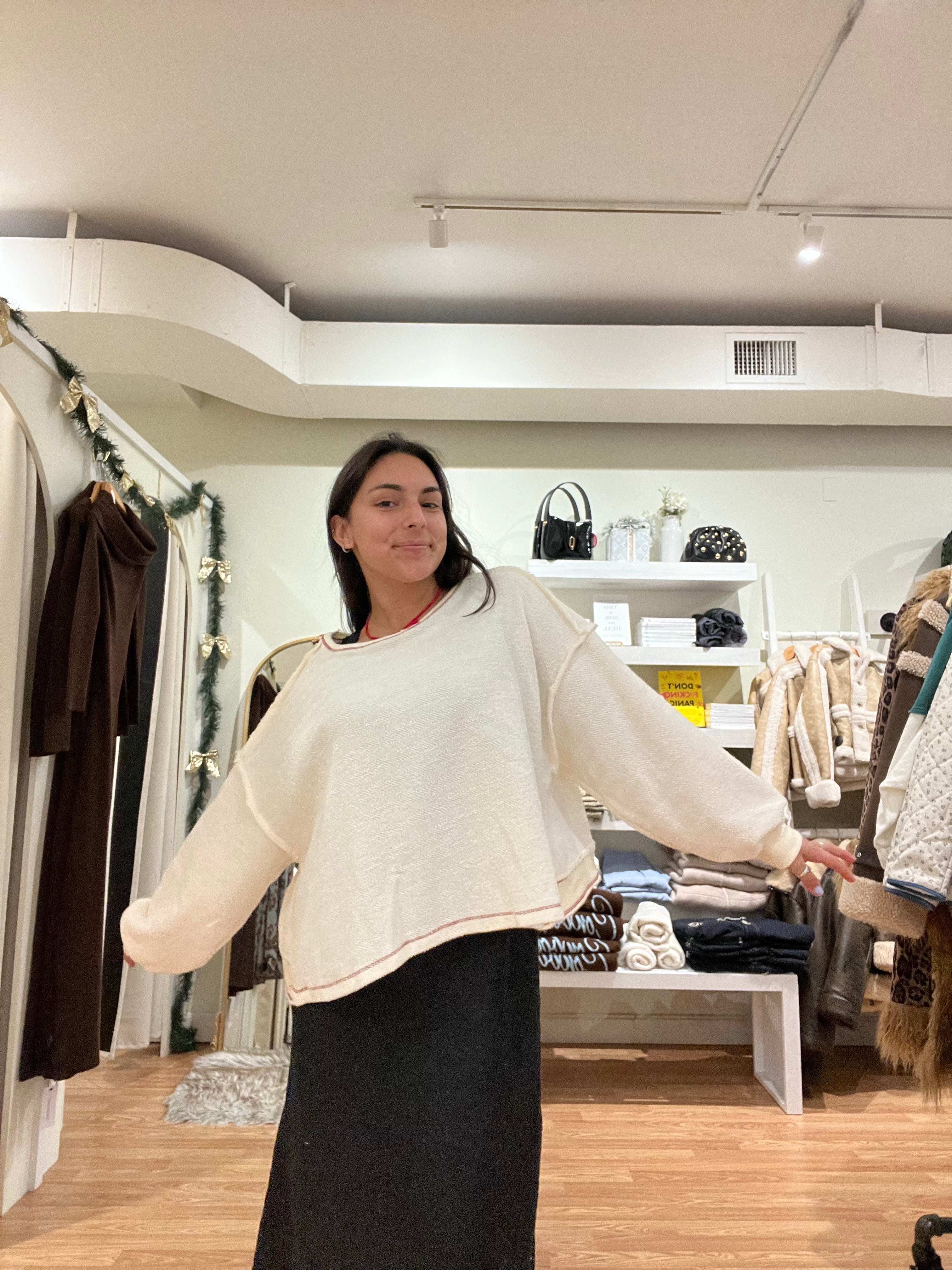 Reverse Stitched Pullover