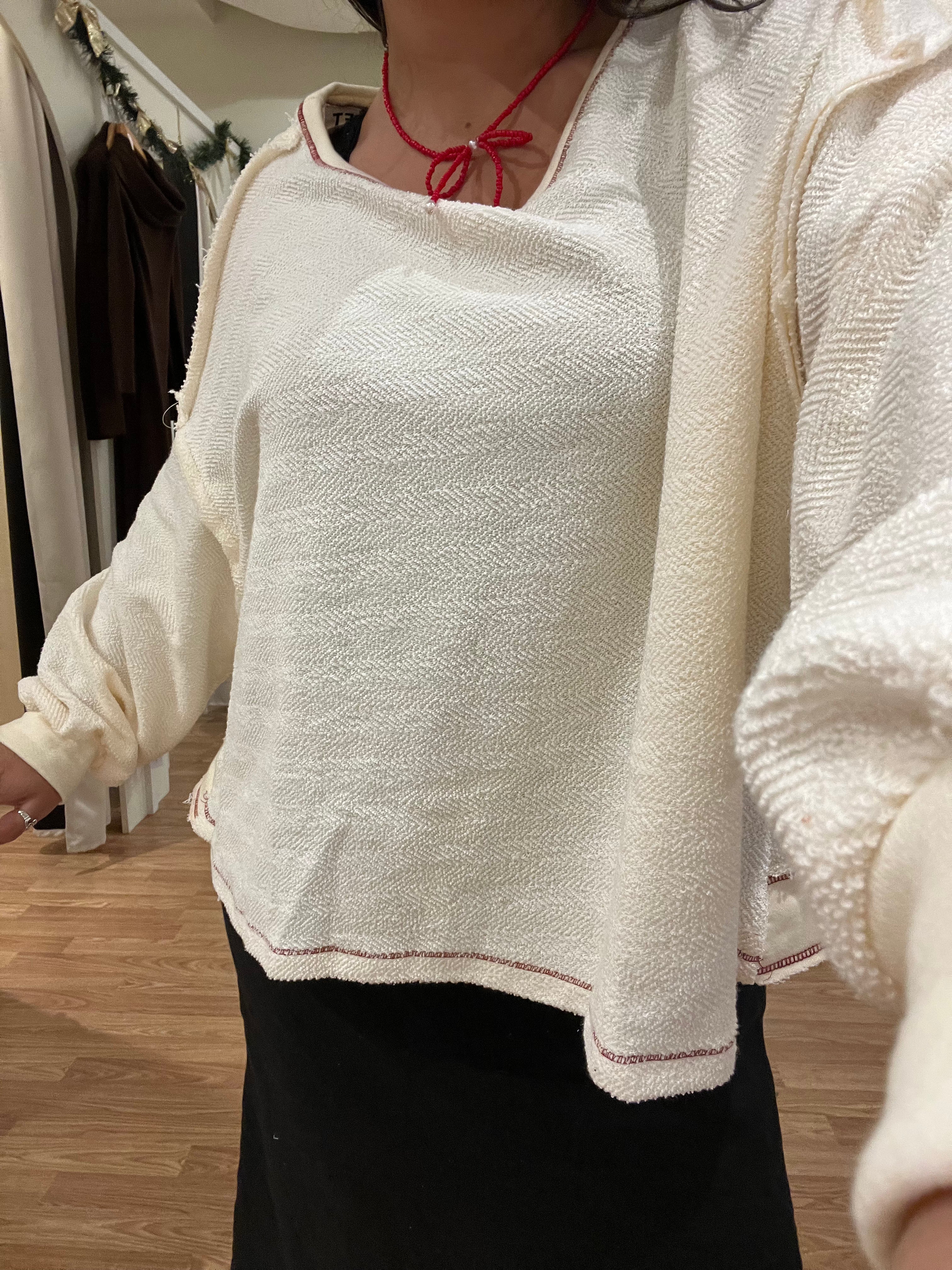 Reverse Stitched Pullover