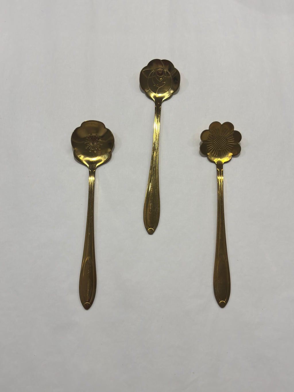 Stainless Steel Flower Spoons