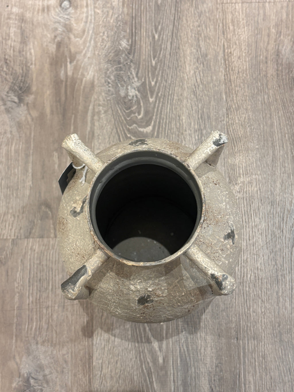 Metal Urn w/ Handles Medium