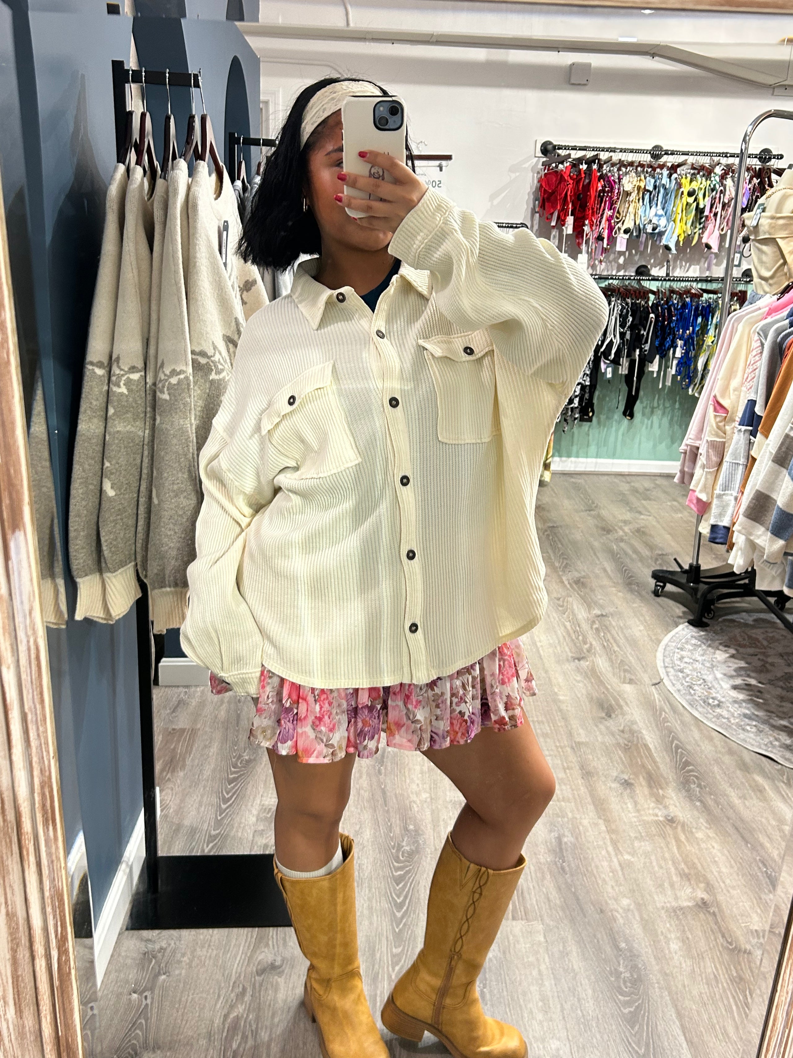 Play Your Cards Shacket