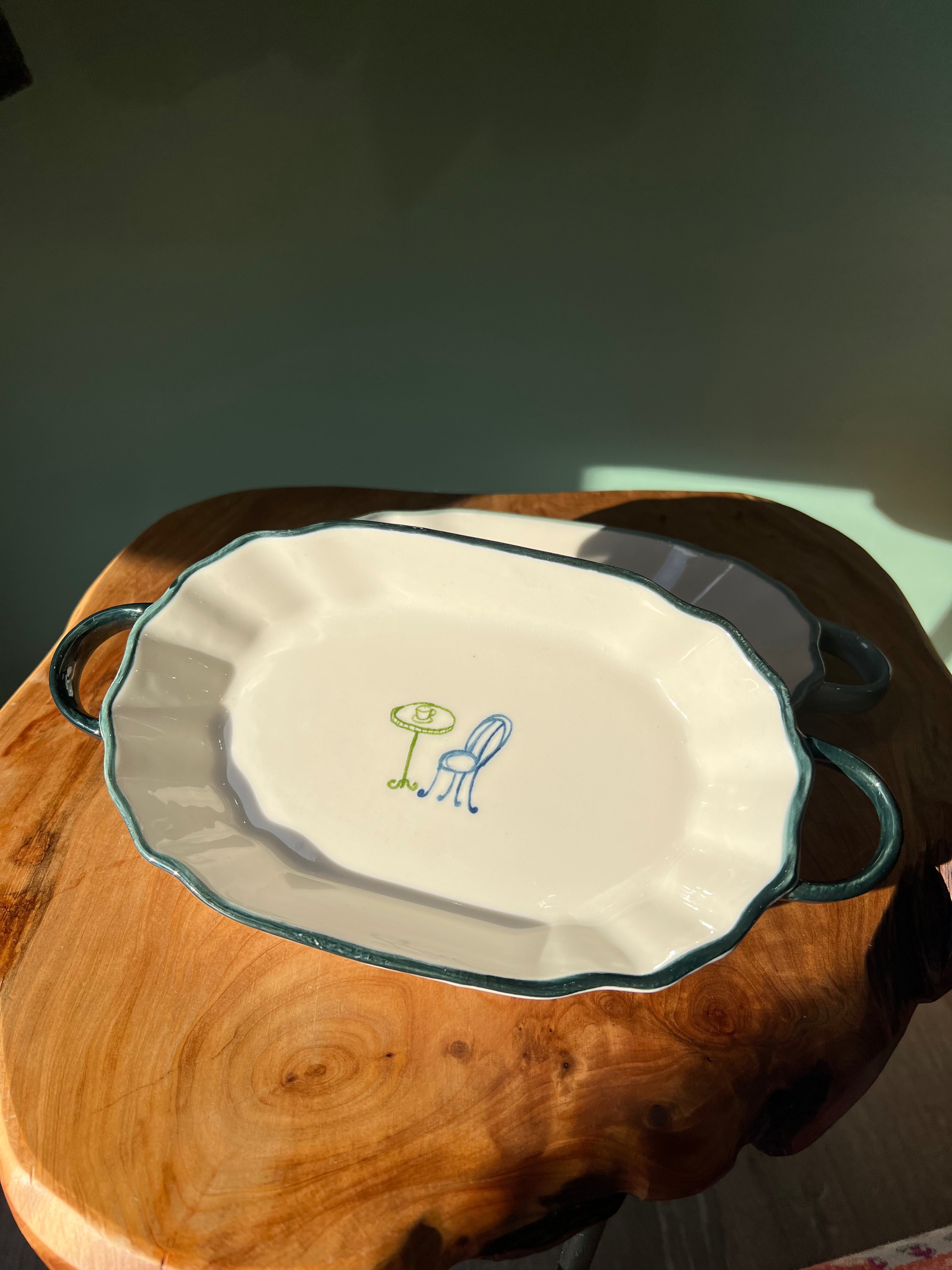 Stoneware Casserole Dish