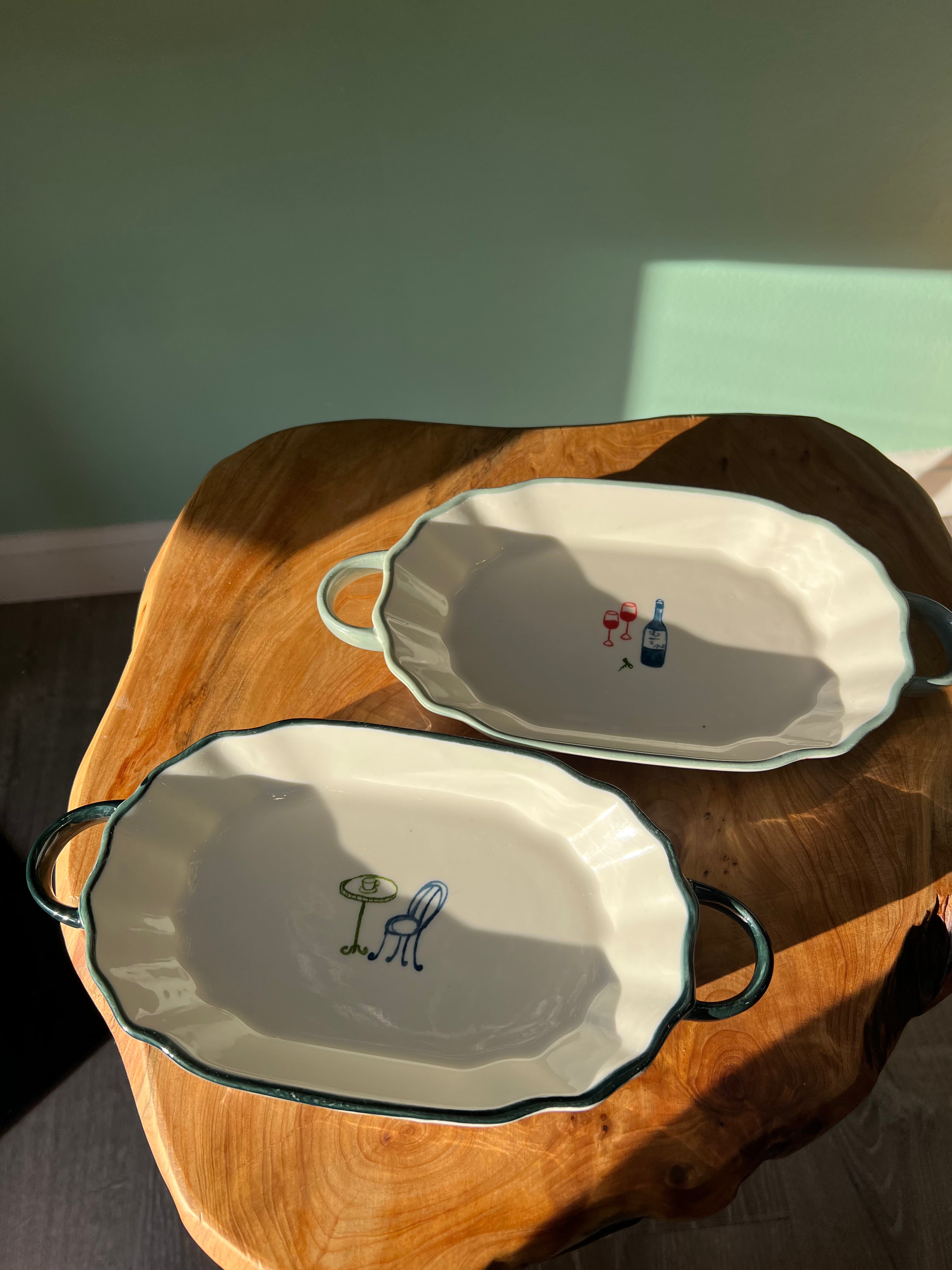 Stoneware Casserole Dish