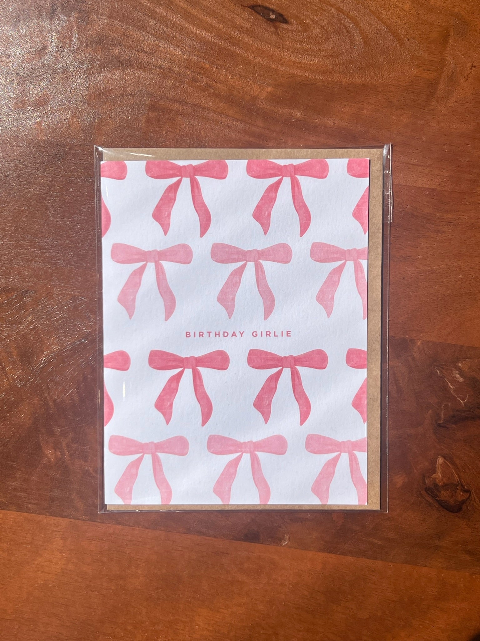 Birthday Girlie Bow Card