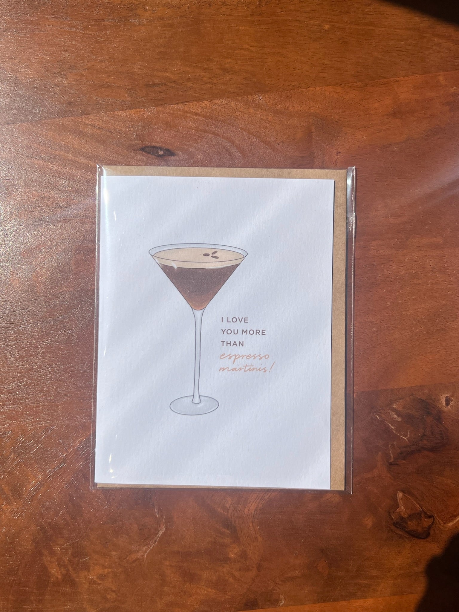 Espresso Martini Era Birthday Card