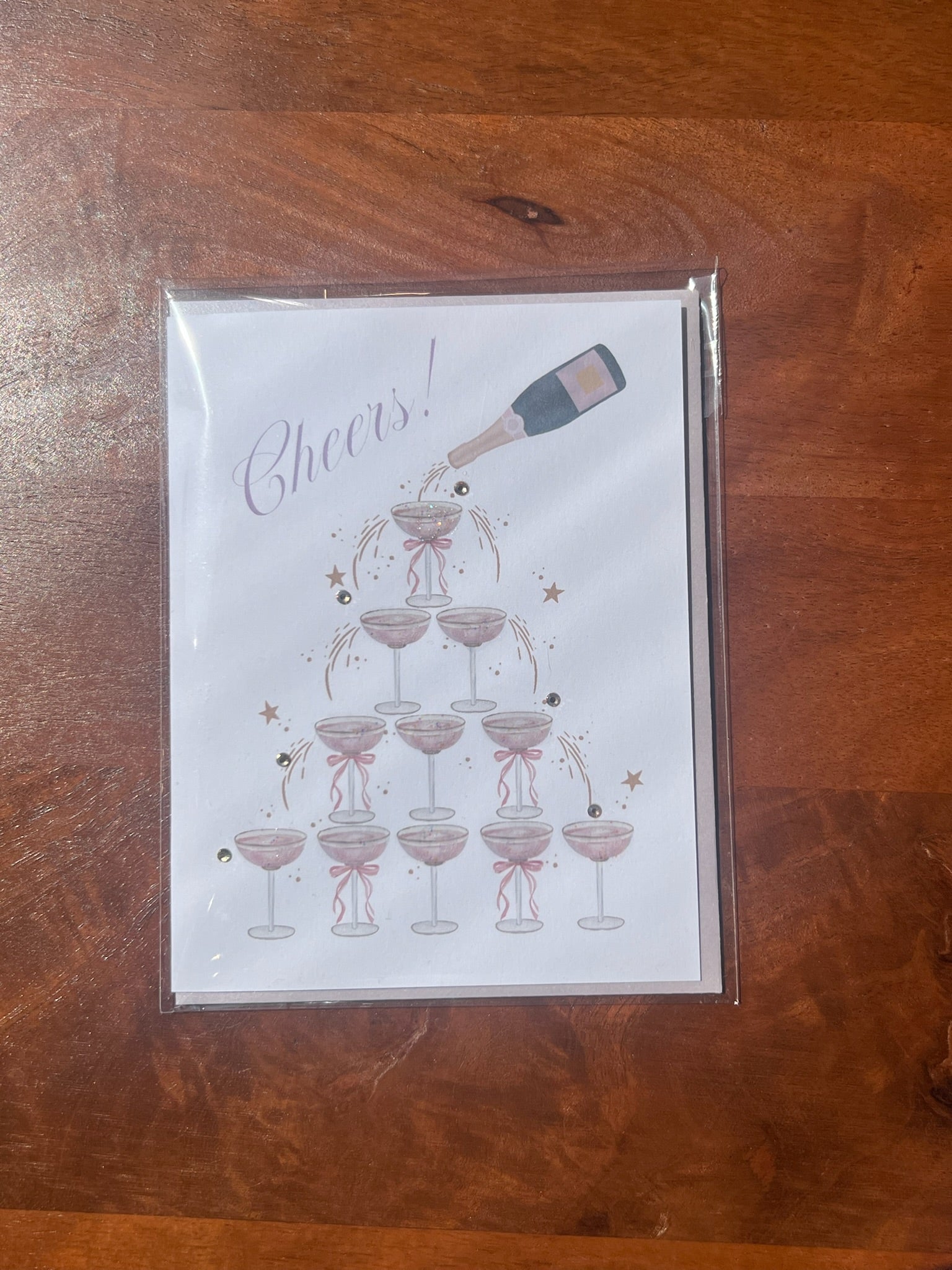 'Champagne Cheers' Greeting Card
