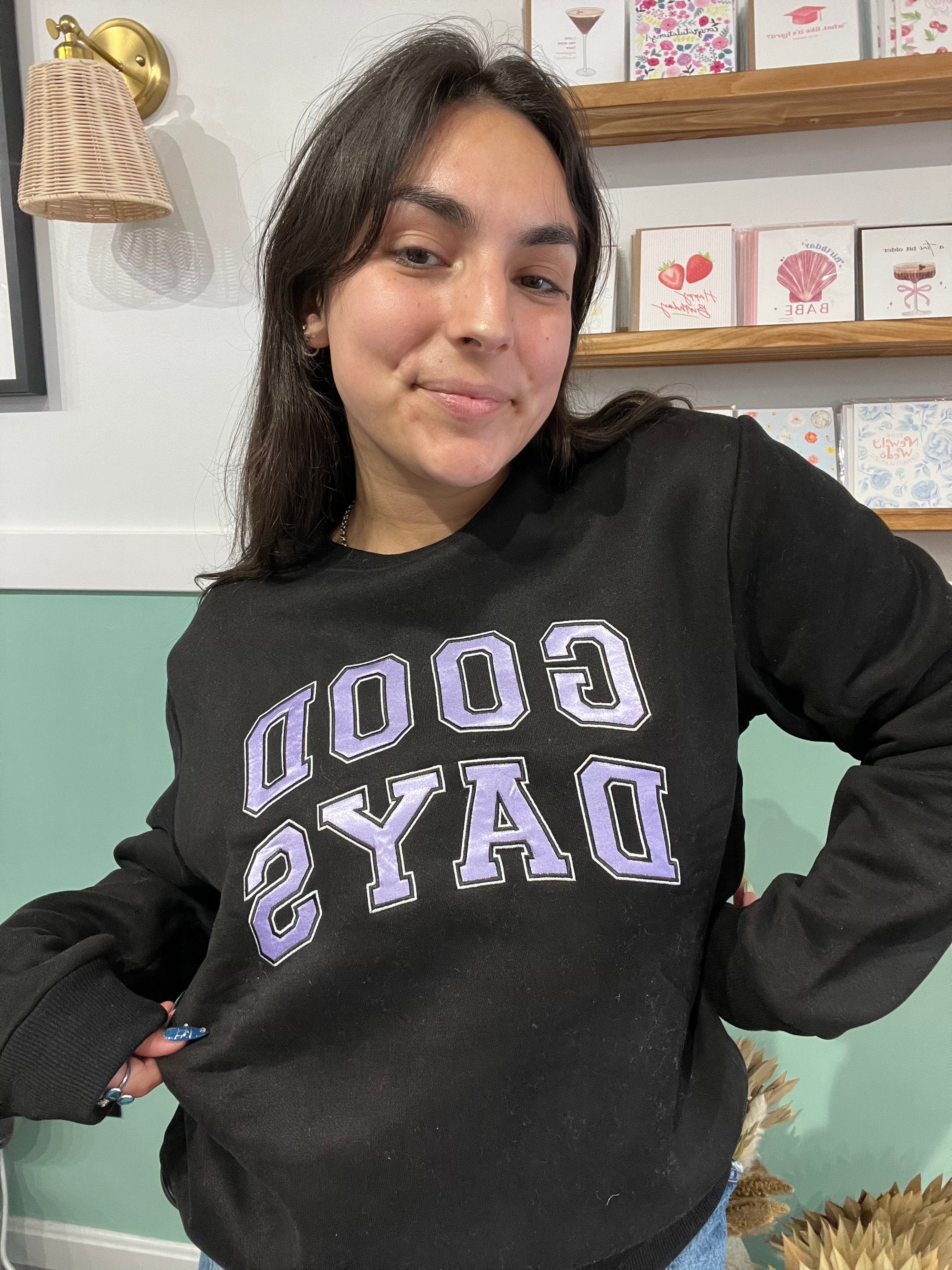 Good Days Collegiate Crewneck