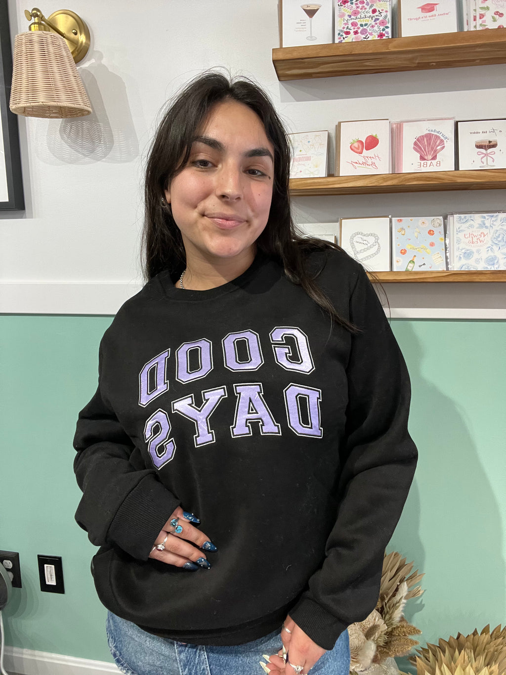 Good Days Collegiate Crewneck