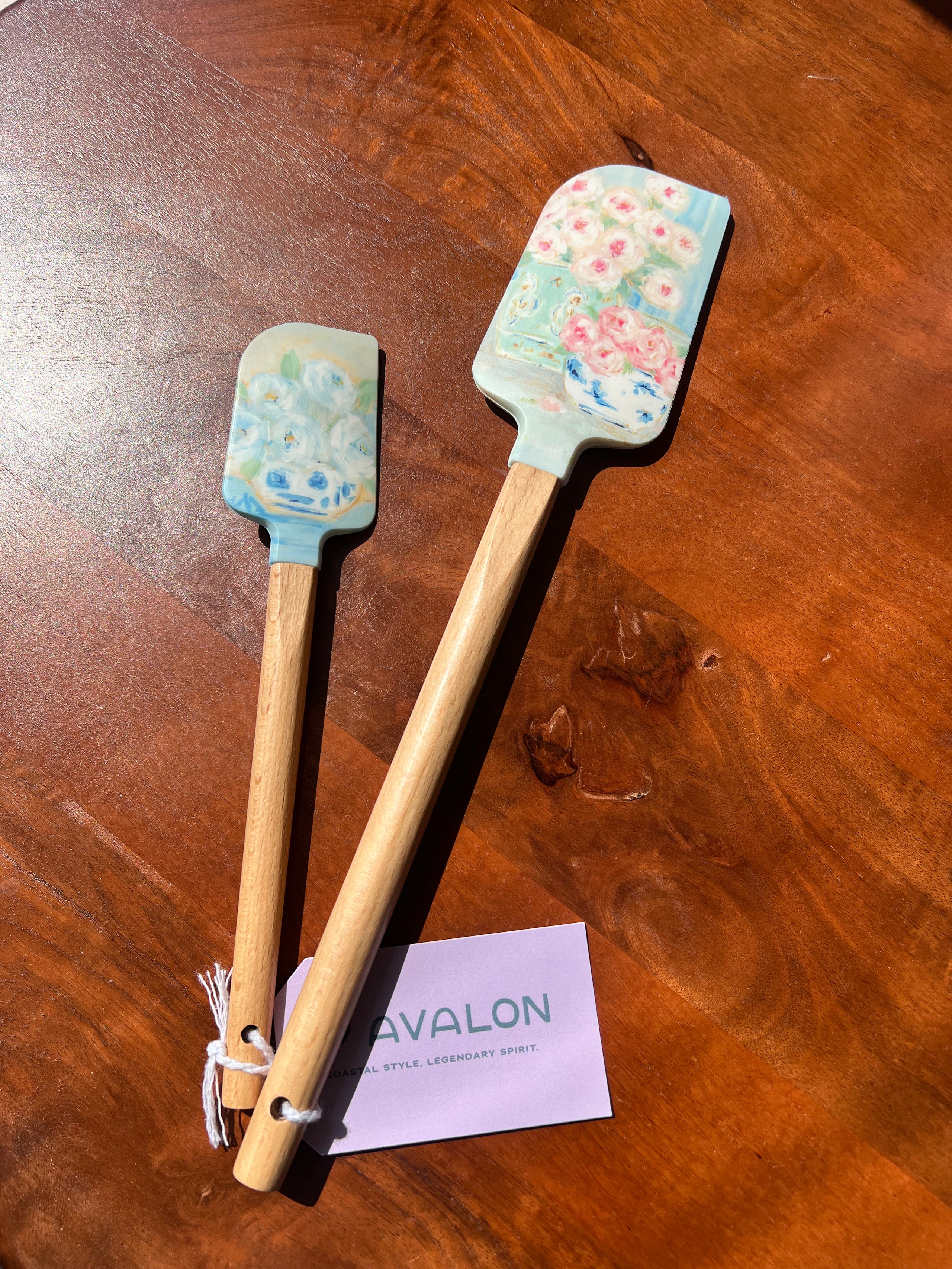 Set of Silicone & Wood Spatulas