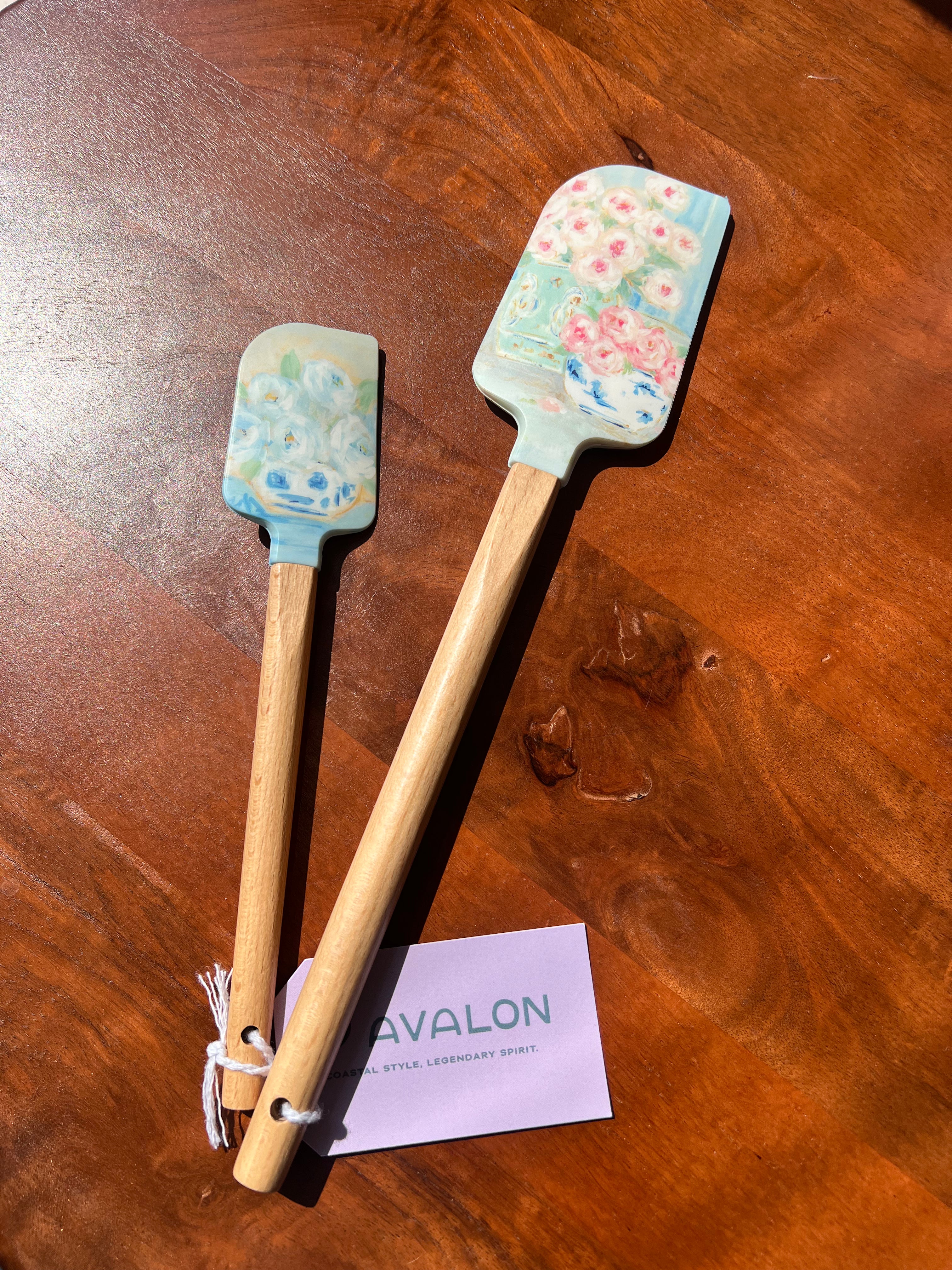 Set of Silicone & Wood Spatulas