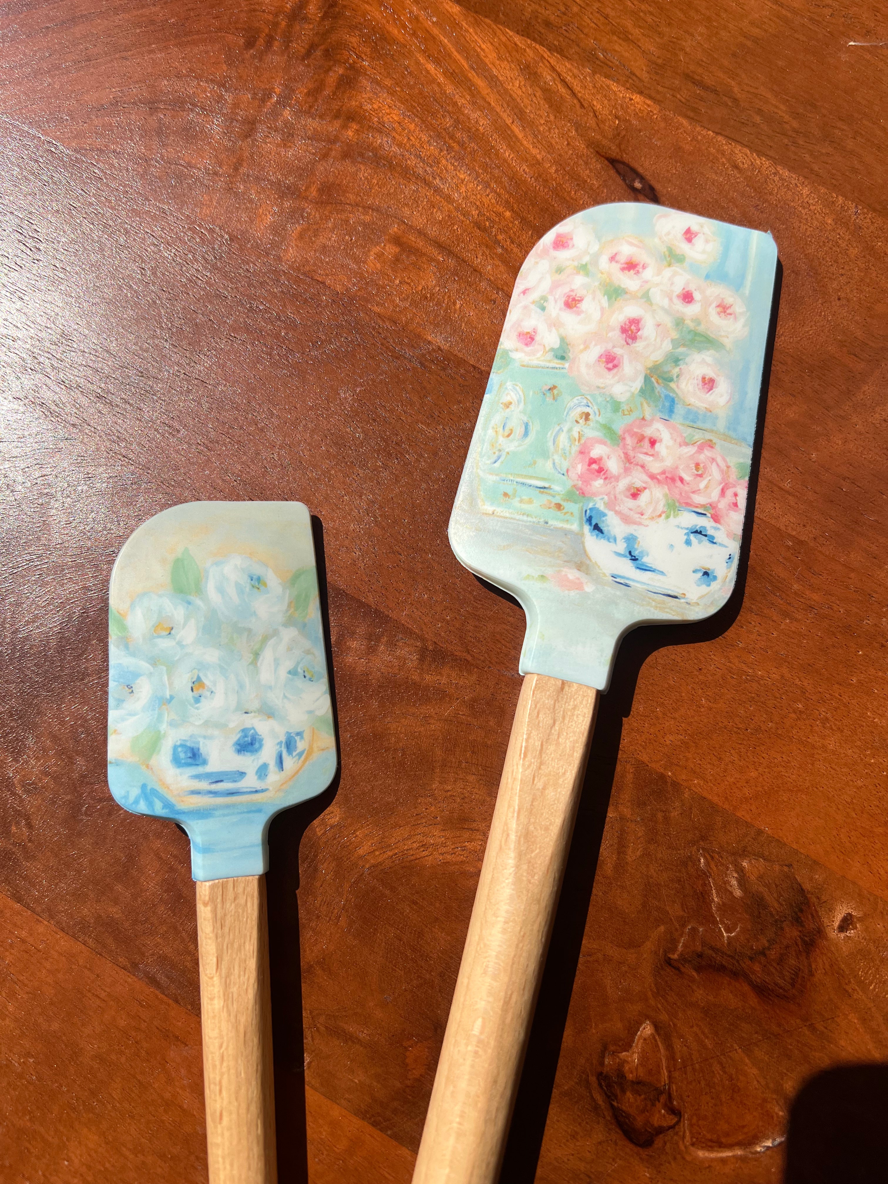 Set of Silicone & Wood Spatulas