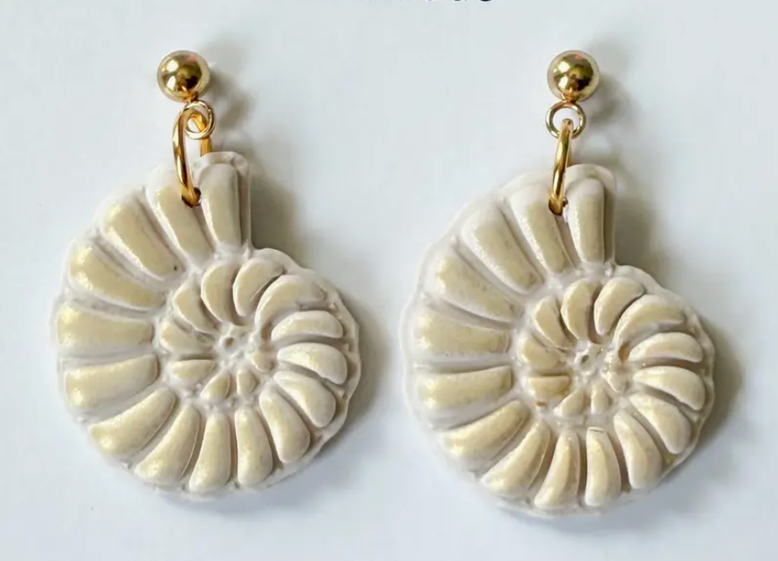 Spiral Shell Earring