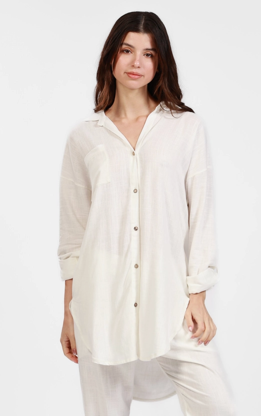 Lucilla Long Shirt Cover Up