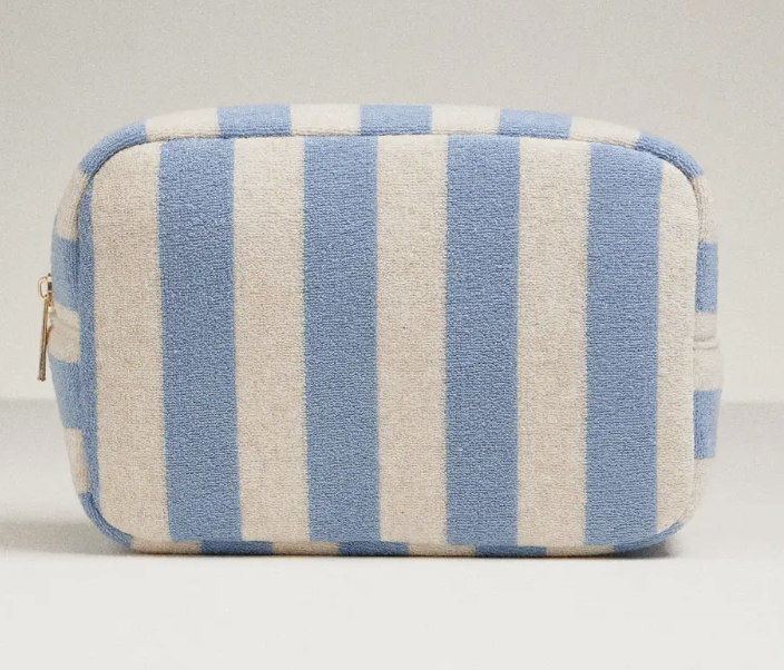 Sierra Striped Cosmetic Pouch