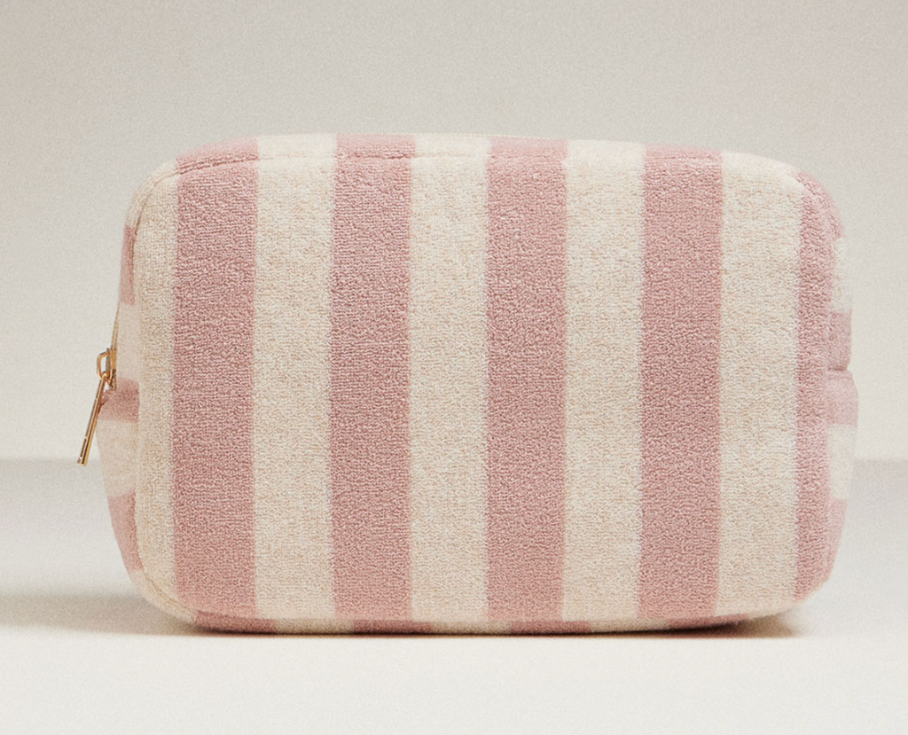 Sierra Striped Cosmetic Pouch