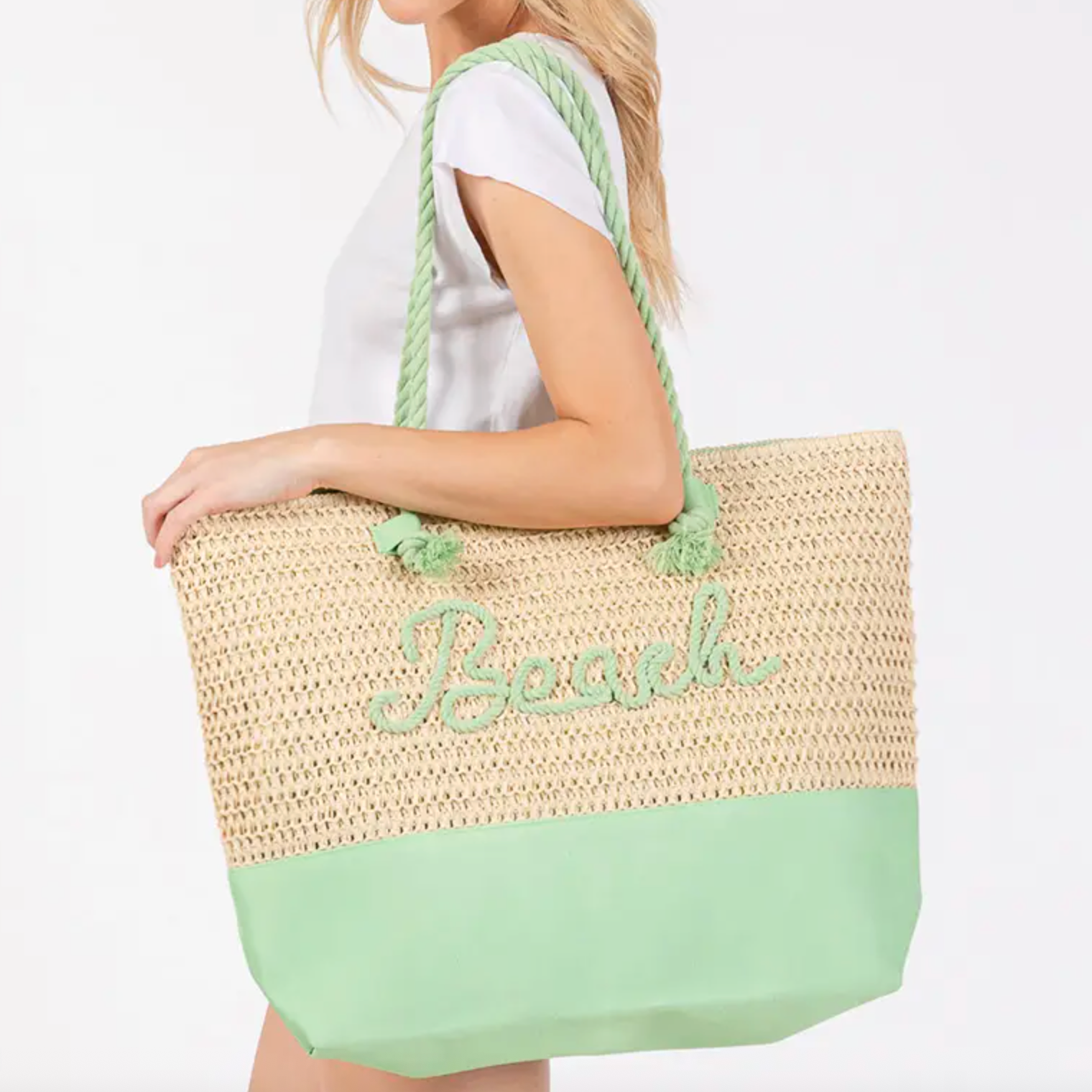 Beach Crochet Tote Bag