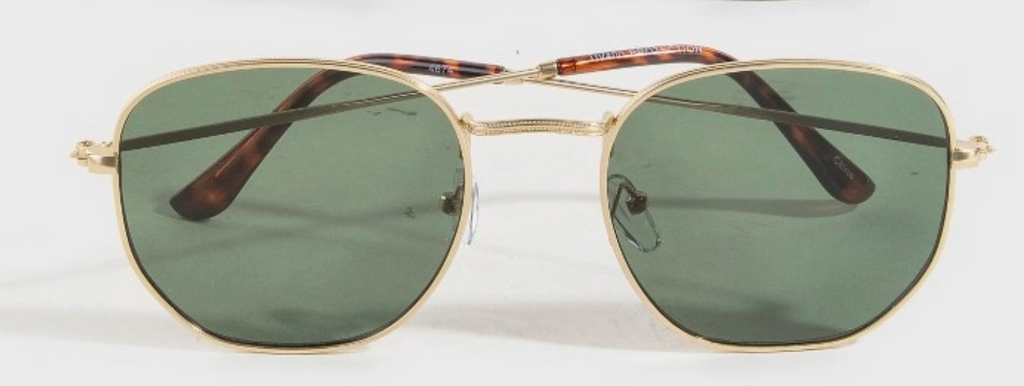 Thin Frame Metallic Sunglasses